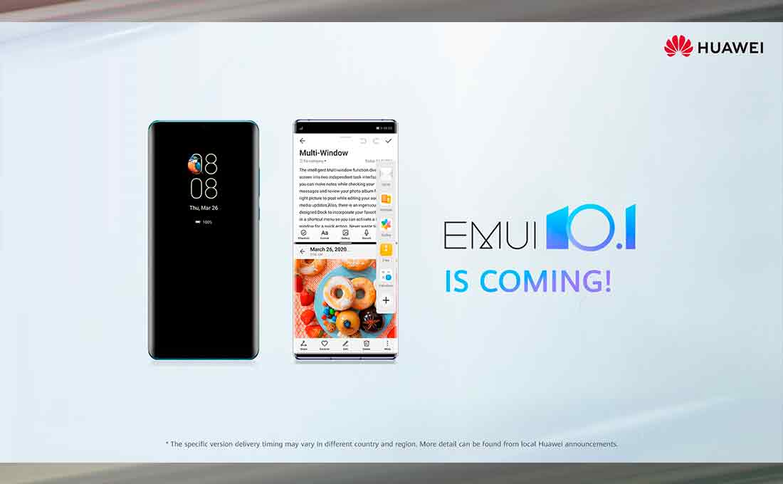 Huawei lanza la actualización de EMUI 10 a nivel mundial