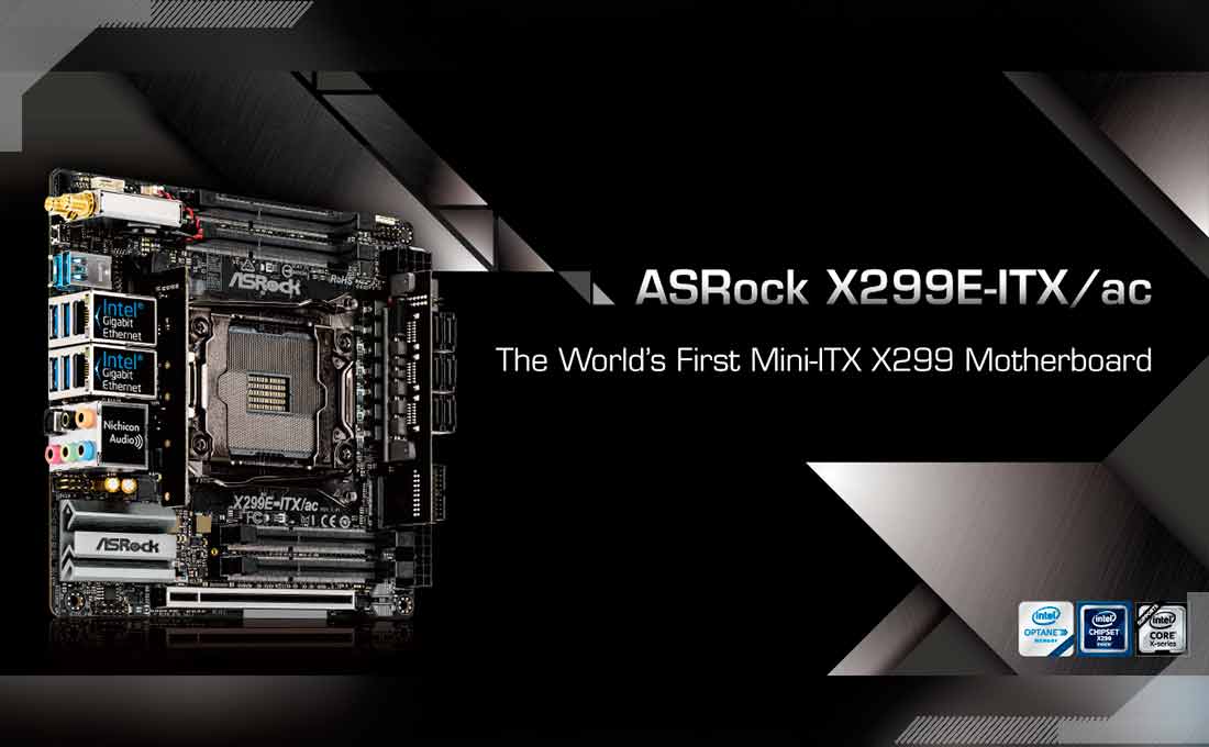 Asrock x299e itx ac обзор